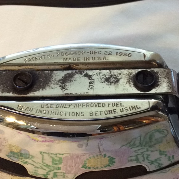 ANTIQUE DIAMOND STREAMLINED IRON - Picture 8 of 8